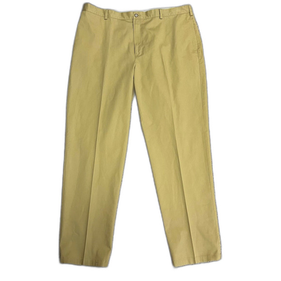 L.L. Bean NWT Flat Front Straight Leg Wrinkle-Resistant Chino Pants Size 44 X 36 - Picture 2 of 14